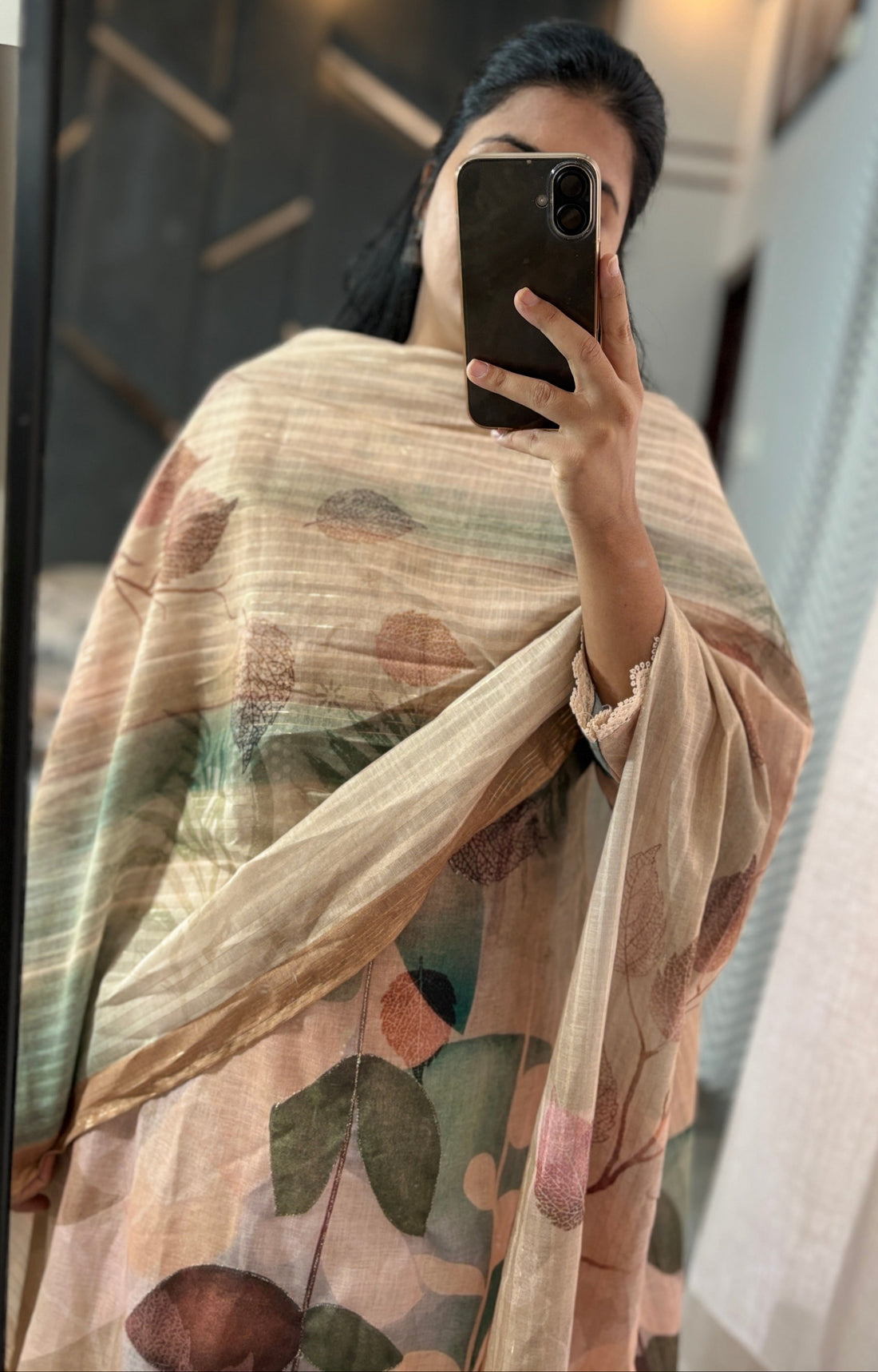 A-line Kurta Set with Dupatta