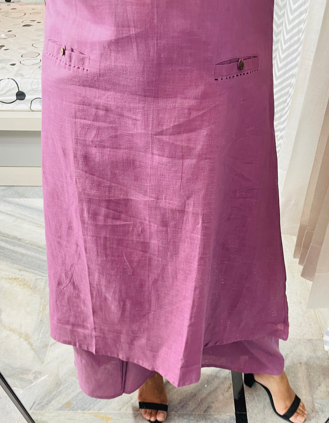 Plum Chic Sleeveless Co-ord Set